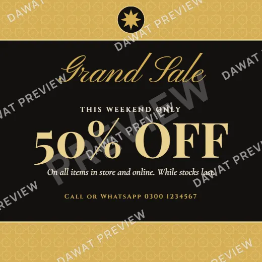 Sale Poster design preview
